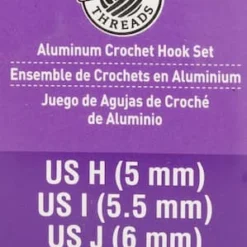 Budget ❤️ Aluminum Crochet Hook Set by Loops & Threads®, H-J 🎁