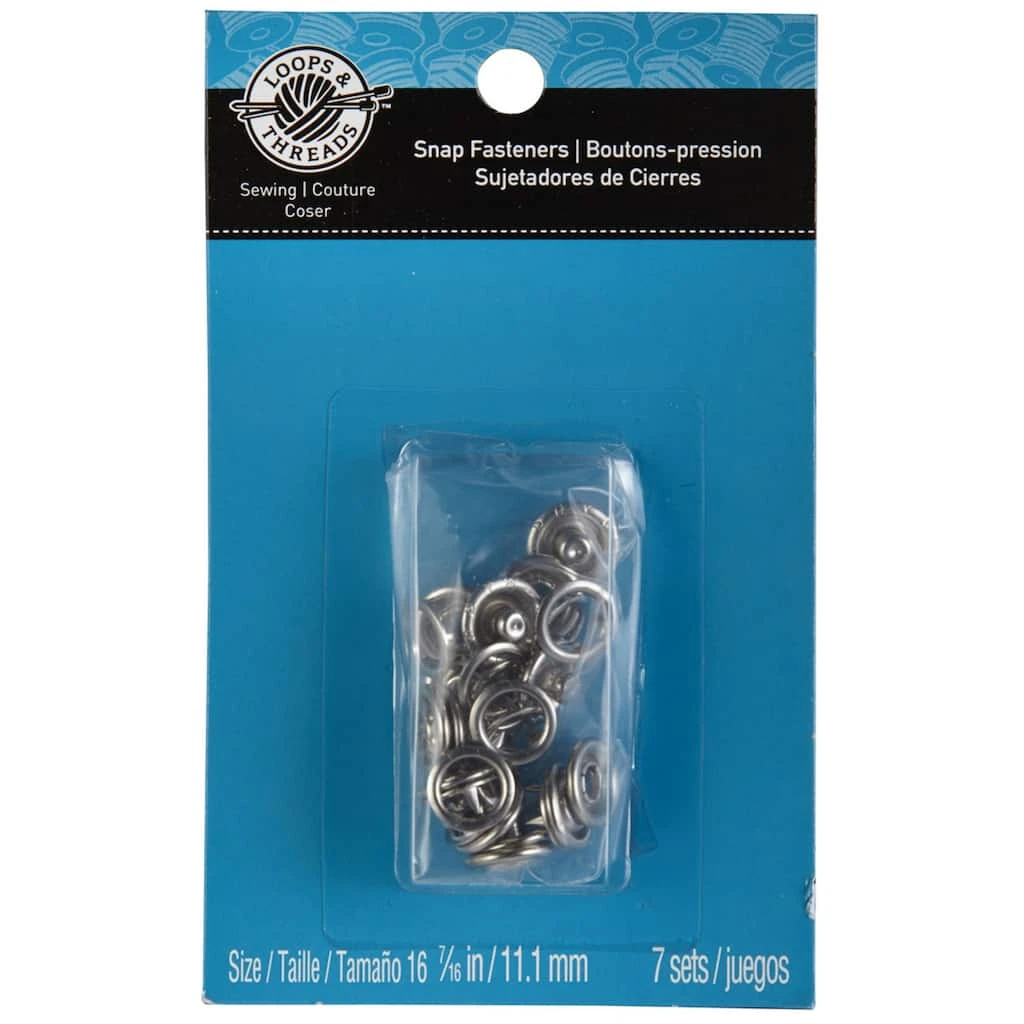 Hot Sale π₯ 12 Packs: 7 ct. (84 total) Snap Fasteners by Loops & Threads™ π― 3 Hot Sale π₯ 12 Packs: 7 ct. (84 total) Snap Fasteners by Loops & Threads™ π―