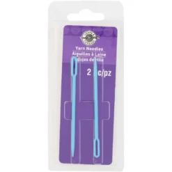 Brand new ✔️ Loops & Threads® Plastic Yarn Needles, 2ct. 🎉 -Loops and Threads Store 10154189 1