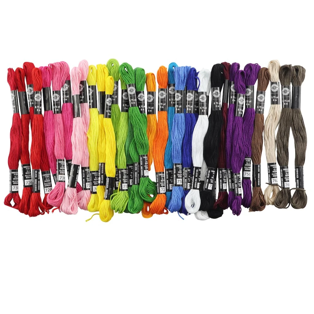 Cheapest π 12 Packs: 36 ct. (432 total) Primary Embroidery Floss by Loops & Threads™ π 3 Cheapest π 12 Packs: 36 ct. (432 total) Primary Embroidery Floss by Loops & Threads™ π