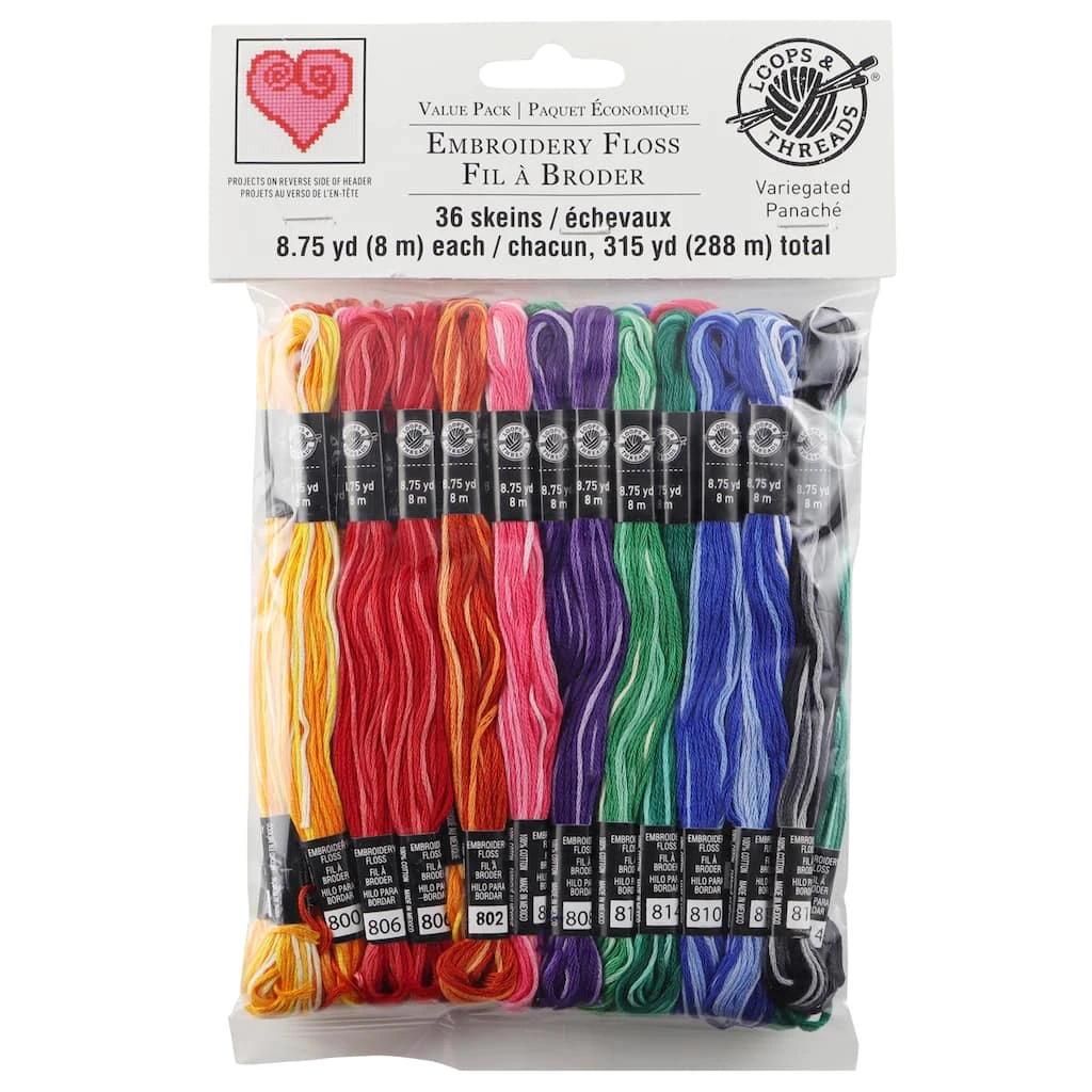 Budget β Variegated Embroidery Floss Loops & Threads™, 36ct. π€© 4 Budget β Variegated Embroidery Floss Loops & Threads™, 36ct. π€© - Image 2