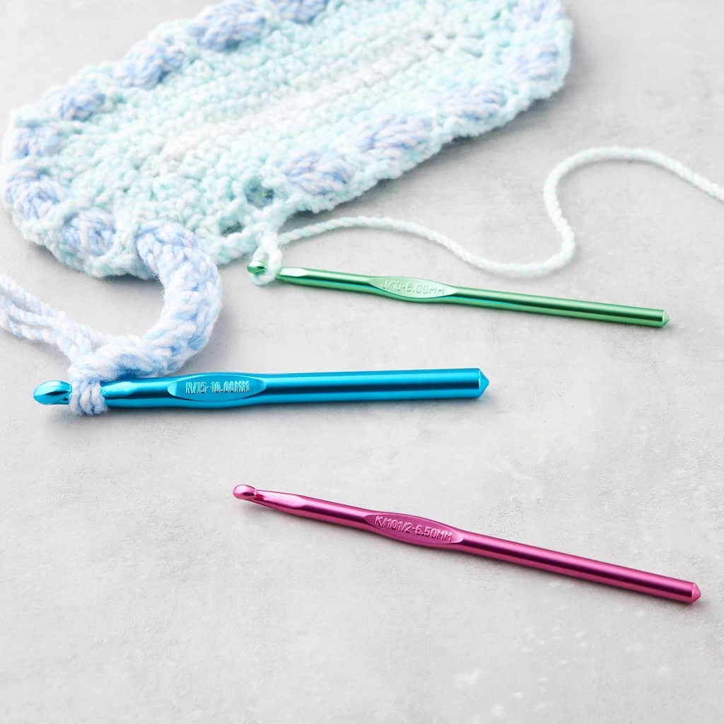 Cheapest 🥰 Aluminum Crochet Hook Set by Loops & Threads®, J/K/N 🥰 4 Cheapest 🥰 Aluminum Crochet Hook Set by Loops & Threads®, J/K/N 🥰 - Image 2