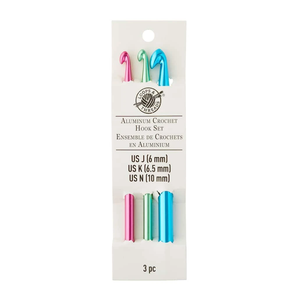 Cheapest 🥰 Aluminum Crochet Hook Set by Loops & Threads®, J/K/N 🥰 5 Cheapest 🥰 Aluminum Crochet Hook Set by Loops & Threads®, J/K/N 🥰 - Image 3