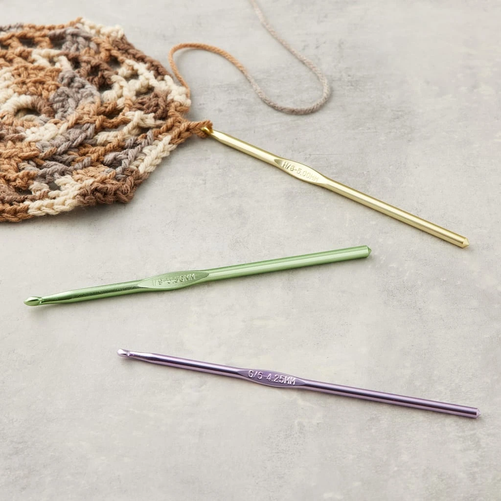 Flash Sale π Anodized Aluminum Crochet Hook Set by Loops & Threads®, G-I π₯ 4 Flash Sale π Anodized Aluminum Crochet Hook Set by Loops & Threads®, G-I π₯ - Image 2