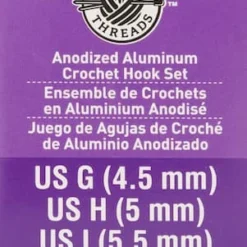 Flash Sale π Anodized Aluminum Crochet Hook Set by Loops & Threads®, G-I π₯