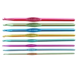 Top 10 π Anodized Aluminum Crochet Hook Set by Loops & Threads®, D-K β