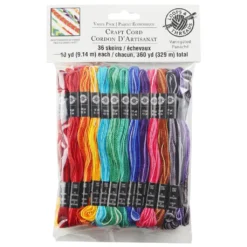 Promo β Variegated Craft Cord by Loops & Threads™, 36ct. π 7 Promo β Variegated Craft Cord by Loops & Threads™, 36ct. π -Loops and Threads Store 10330800 1