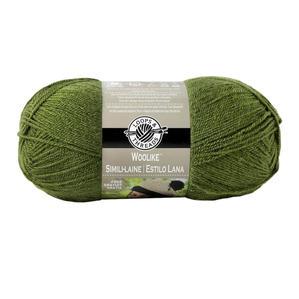 Outlet π₯° Woolike™ Yarn by Loops & Threads® β 3 Outlet π₯° Woolike™ Yarn by Loops & Threads® β