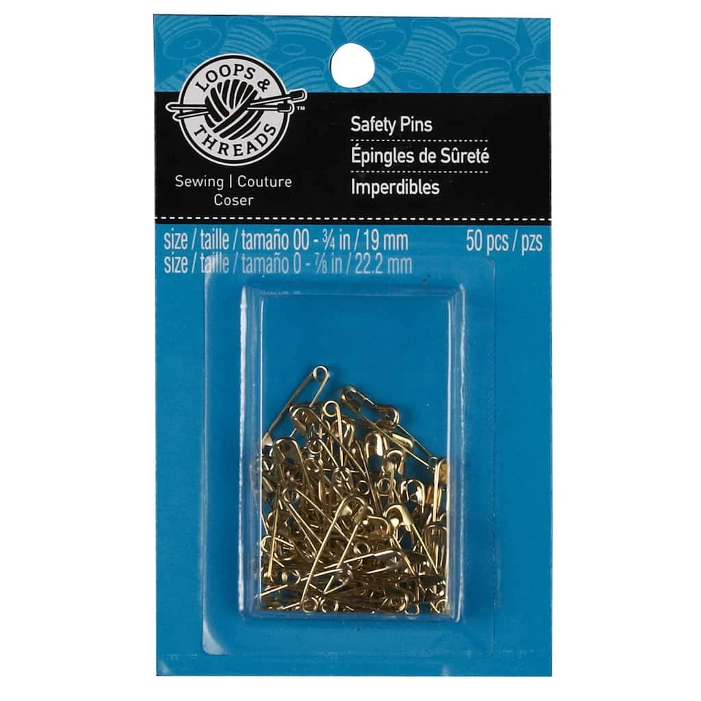 Outlet β¨ Loops & Threads™ Safety Pins, 3/4" & 7/8" π 3 Outlet β¨ Loops & Threads™ Safety Pins, 3/4" & 7/8" π