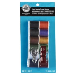 Brand new ⌛ Loops & Threads™ Hand Sewing Thread Spools, Dark Colors 🎉