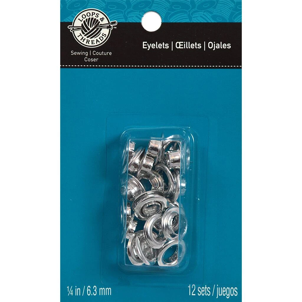 Brand new ⭐ 12 Packs: 12 ct. (144 total) 1/4" Eyelets by Loops & Threads™ 🧨 5 Brand new ⭐ 12 Packs: 12 ct. (144 total) 1/4" Eyelets by Loops & Threads™ 🧨 - Image 3