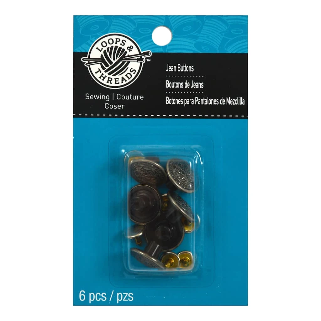 Top 10 π― Silver Filigree Jean Buttons by Loops & Threads™ π 5 Top 10 π― Silver Filigree Jean Buttons by Loops & Threads™ π - Image 3