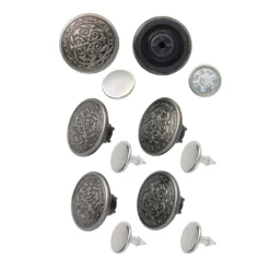 Top 10 💯 Silver Filigree Jean Buttons by Loops & Threads™ 👍