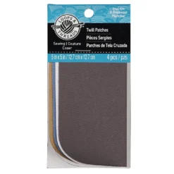 Wholesale β¨ 24 Packs: 4 ct. (96 total) Twill Patches by Loops & Threads™ π