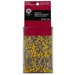 Best deal π― 12 Packs: 500 ct. (6,000 total) 1.75" Yellow Ball Quilting Pins by Loops & Threads™ 𧨠7 Best deal π― 12 Packs: 500 ct. (6,000 total) 1.75" Yellow Ball Quilting Pins by Loops & Threads™ 𧨠-Loops and Threads Store 10354316