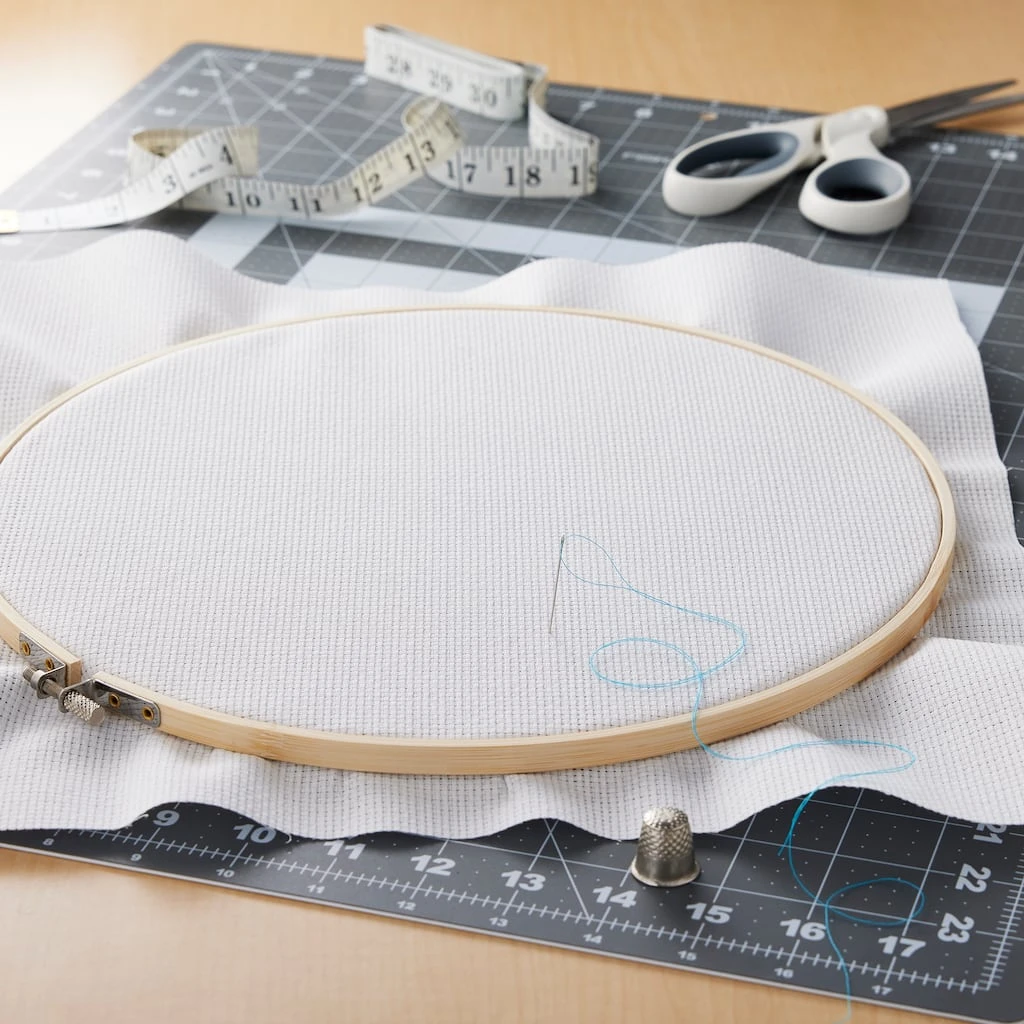 Budget π₯ 11 Count Aida Cloth Cross Stitch Fabric by Loops & Threads™, 29.5" x 36" β¨ 4 Budget π₯ 11 Count Aida Cloth Cross Stitch Fabric by Loops & Threads™, 29.5" x 36" β¨ - Image 2