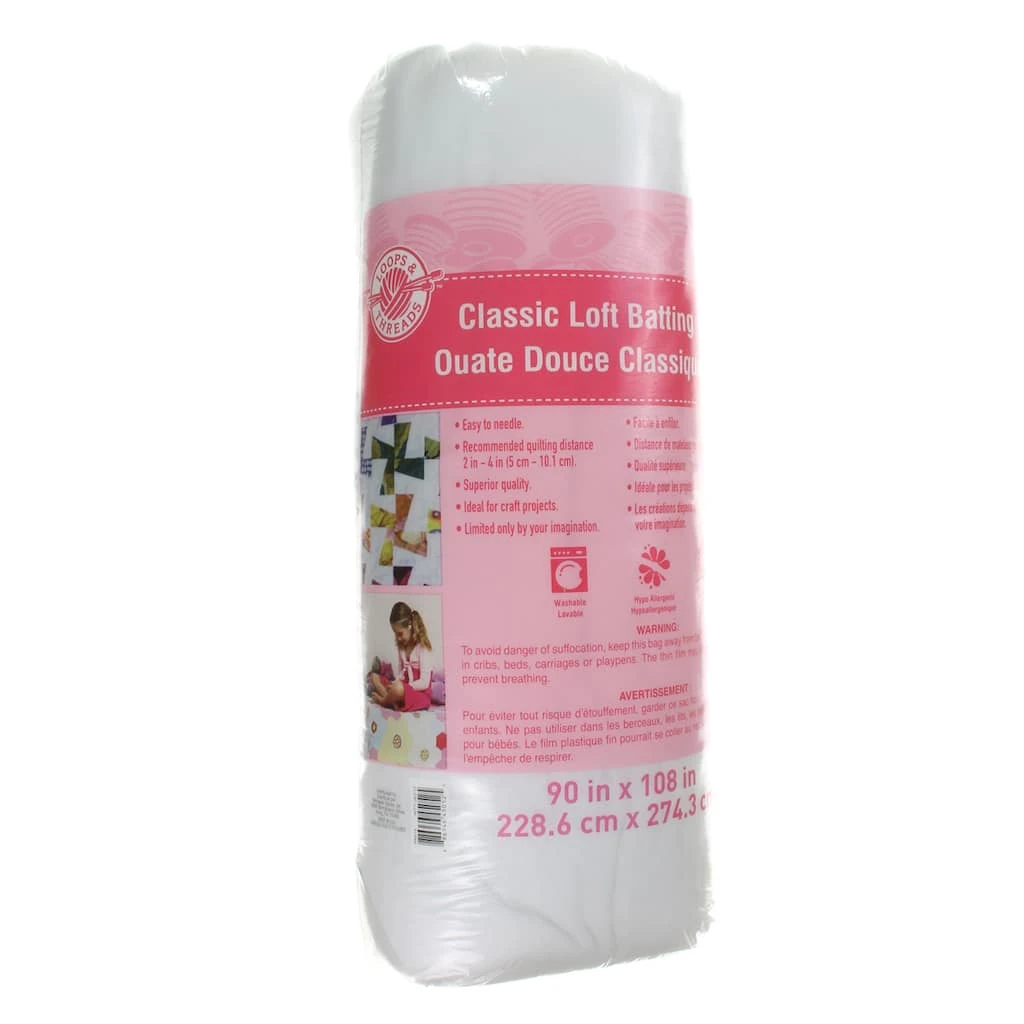 Best Sale ⭐ Classic Loft Batting by Loops & Threads™ ❤️ 3 Best Sale ⭐ Classic Loft Batting by Loops & Threads™ ❤️