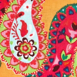 New 😉 Orange Paisley Cotton Fashionable Fabric by Loops & Threads® ✔️ -Loops and Threads Store 10411641 31
