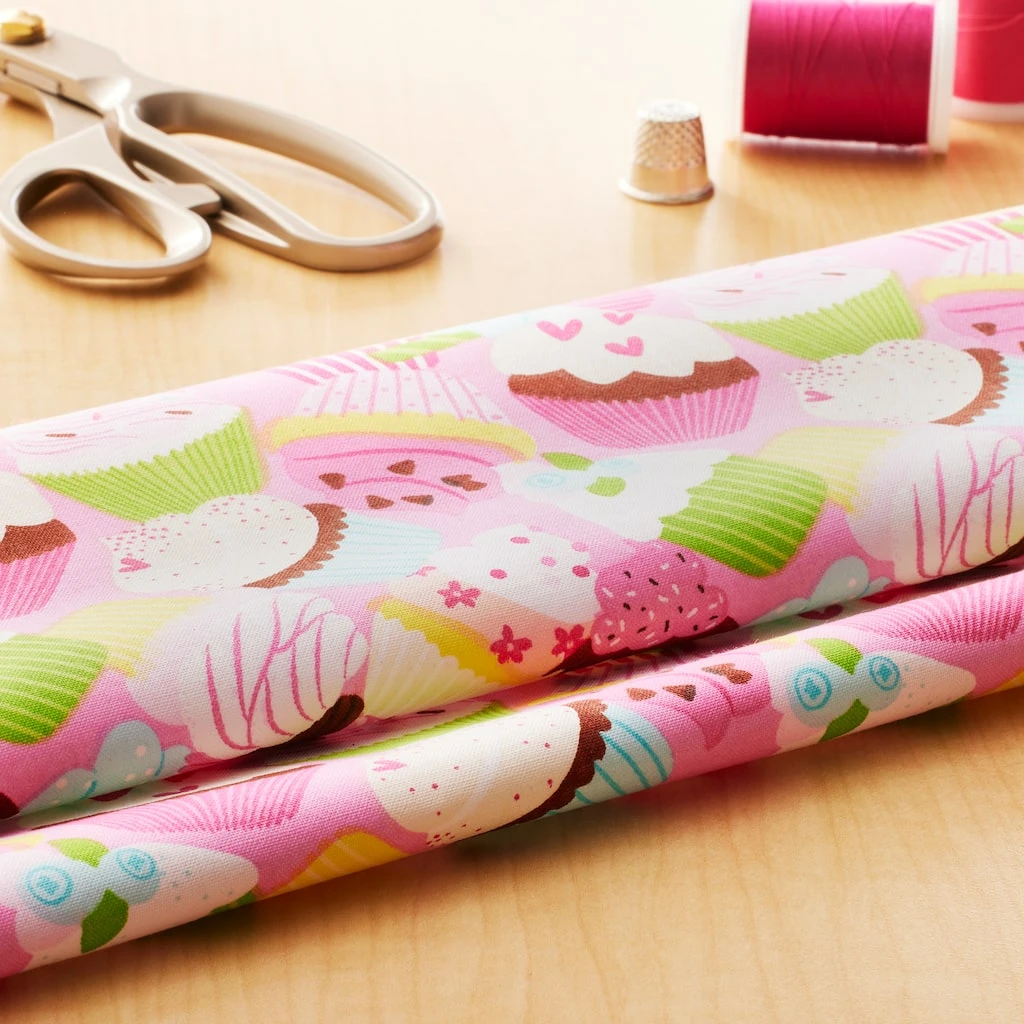 Brand new π Cupcake Cotton Fabric by Loops & Threads® β€οΈ 4 Brand new π Cupcake Cotton Fabric by Loops & Threads® β€οΈ - Image 2