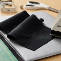 Budget 😀 24 Pack: Black Iron-On Mending Fabric By Loops & Threads™ 🤩 -Loops and Threads Store 10463890 20 1