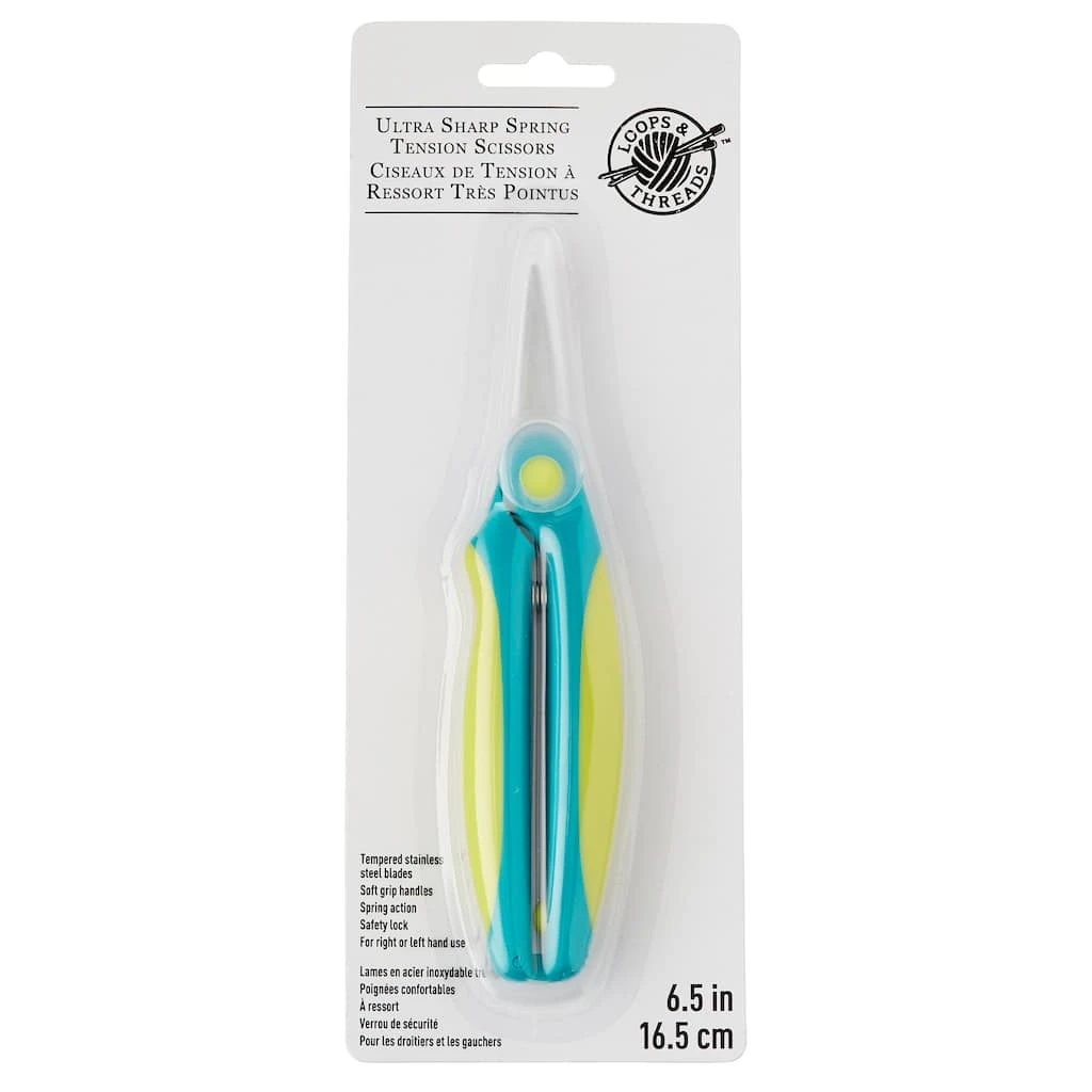 Outlet π 6.5" Ultra-Sharp Spring Tension Scissors By Loops & Threads™ π 5 Outlet π 6.5" Ultra-Sharp Spring Tension Scissors By Loops & Threads™ π - Image 3