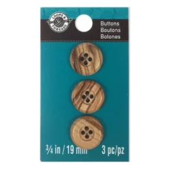 Best deal ⭐ Small 4-Hole Wood Buttons By Loops and Threads® by Loops & Threads 🌟
