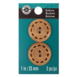 Best reviews of ⌛ Light Wood Buttons with Stitches by Loops & Threads® ✔️