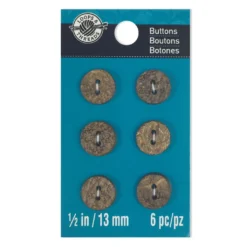 Cheap ⭐ Small 2-Hole Coconut Buttons By Loops & Threads®, 6 Pack ⌛