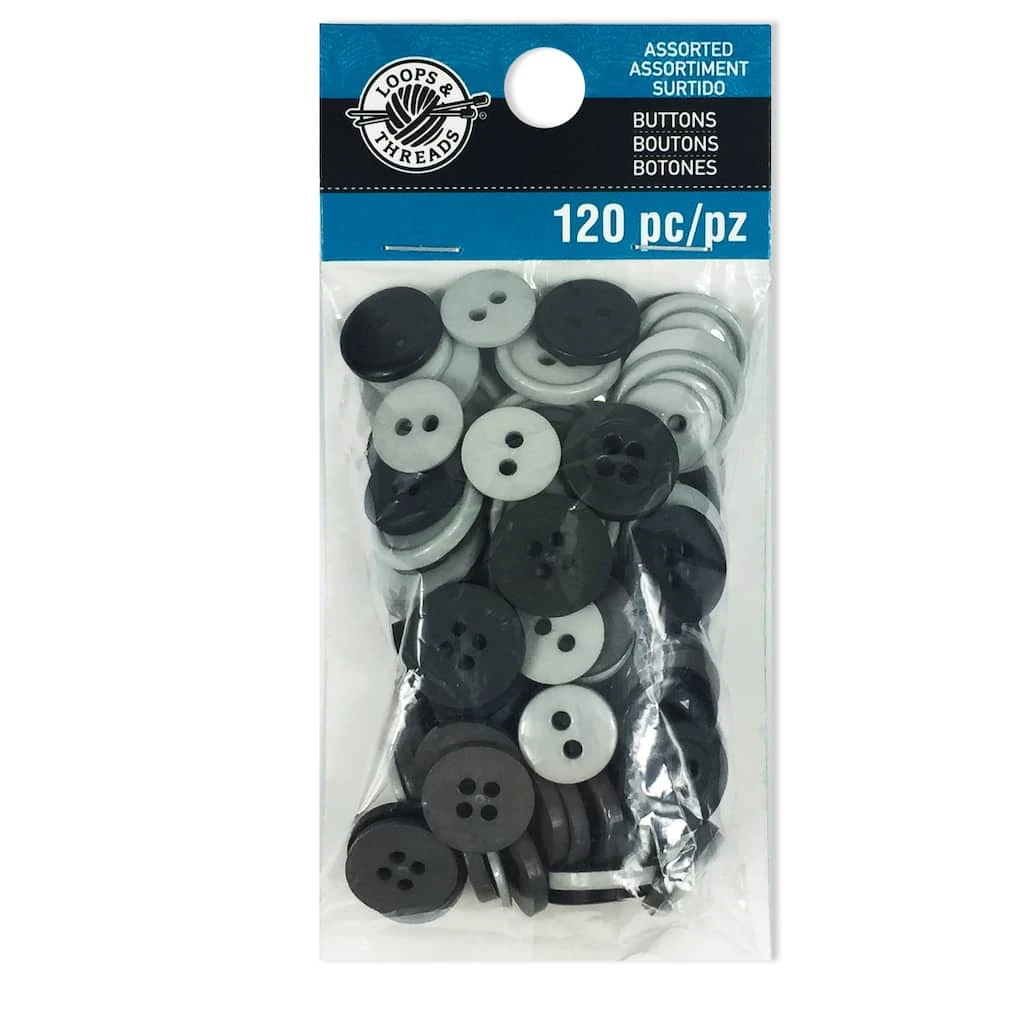 Coupon π 12 Packs: 120 ct. (1,440 total) Colors We Love Cloudy Buttons by Loops & Threads® β€οΈ 5 Coupon π 12 Packs: 120 ct. (1,440 total) Colors We Love Cloudy Buttons by Loops & Threads® β€οΈ - Image 3