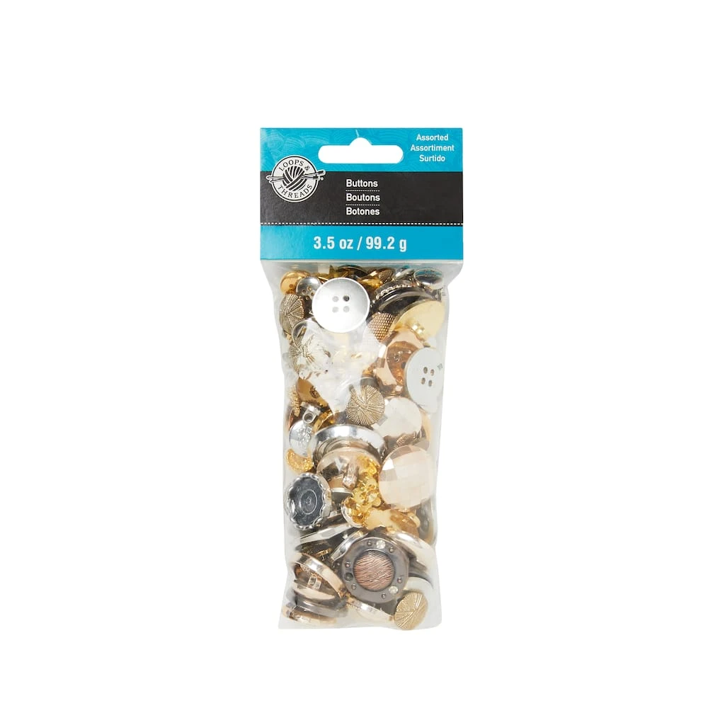 Best reviews of β Gold & Silver Buttons By Loops & Threads® π 3 Best reviews of β Gold & Silver Buttons By Loops & Threads® π