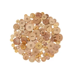 Cheapest 🎁 Light Brown Wooden Buttons By Loops By Loops & Threads® ❤️ -Loops and Threads Store 10509318 12
