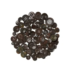 Cheap 👏 Dark Brown Wooden Buttons By Loops & Threads® ⭐ -Loops and Threads Store 10509320 12