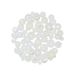 Top 10 π White Buttons Value Pack By Loops & Threads® π 8 Top 10 π White Buttons Value Pack By Loops & Threads® π -Loops and Threads Store 10509321 12