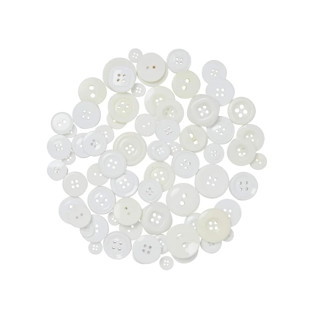 Top 10 π White Buttons Value Pack By Loops & Threads® π 5 Top 10 π White Buttons Value Pack By Loops & Threads® π - Image 3