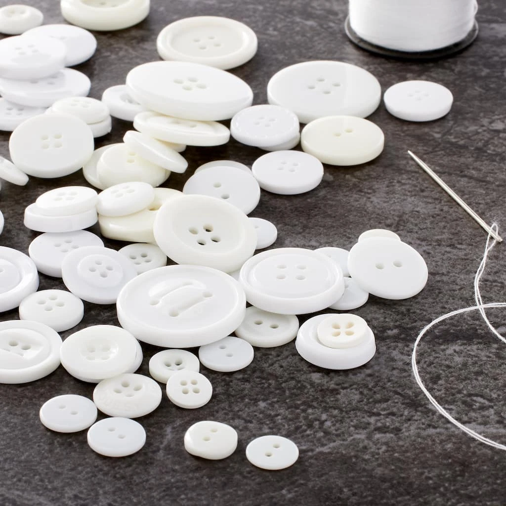 Top 10 π White Buttons Value Pack By Loops & Threads® π 4 Top 10 π White Buttons Value Pack By Loops & Threads® π - Image 2