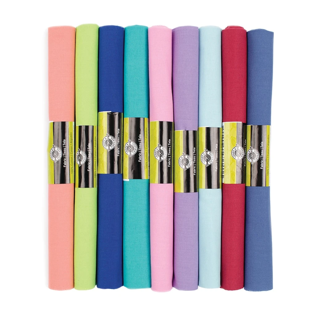 New βοΈ Assorted Solid Fabric By Loops & Threads™ π― 3 New βοΈ Assorted Solid Fabric By Loops & Threads™ π―