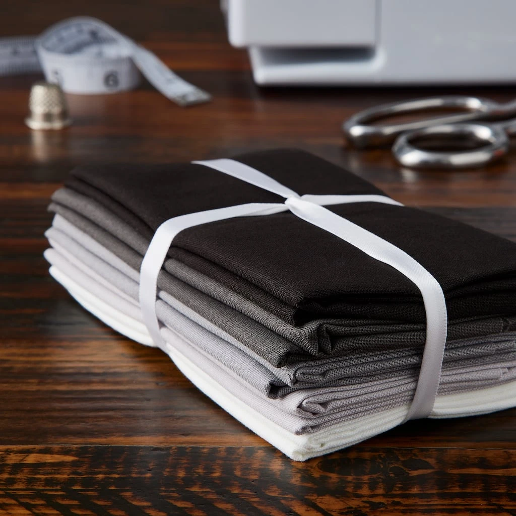 Buy ✨ Black, Gray & White Solid Fabric Bundle by Loops & Threads® ✨ 4 Buy ✨ Black, Gray & White Solid Fabric Bundle by Loops & Threads® ✨ - Image 2