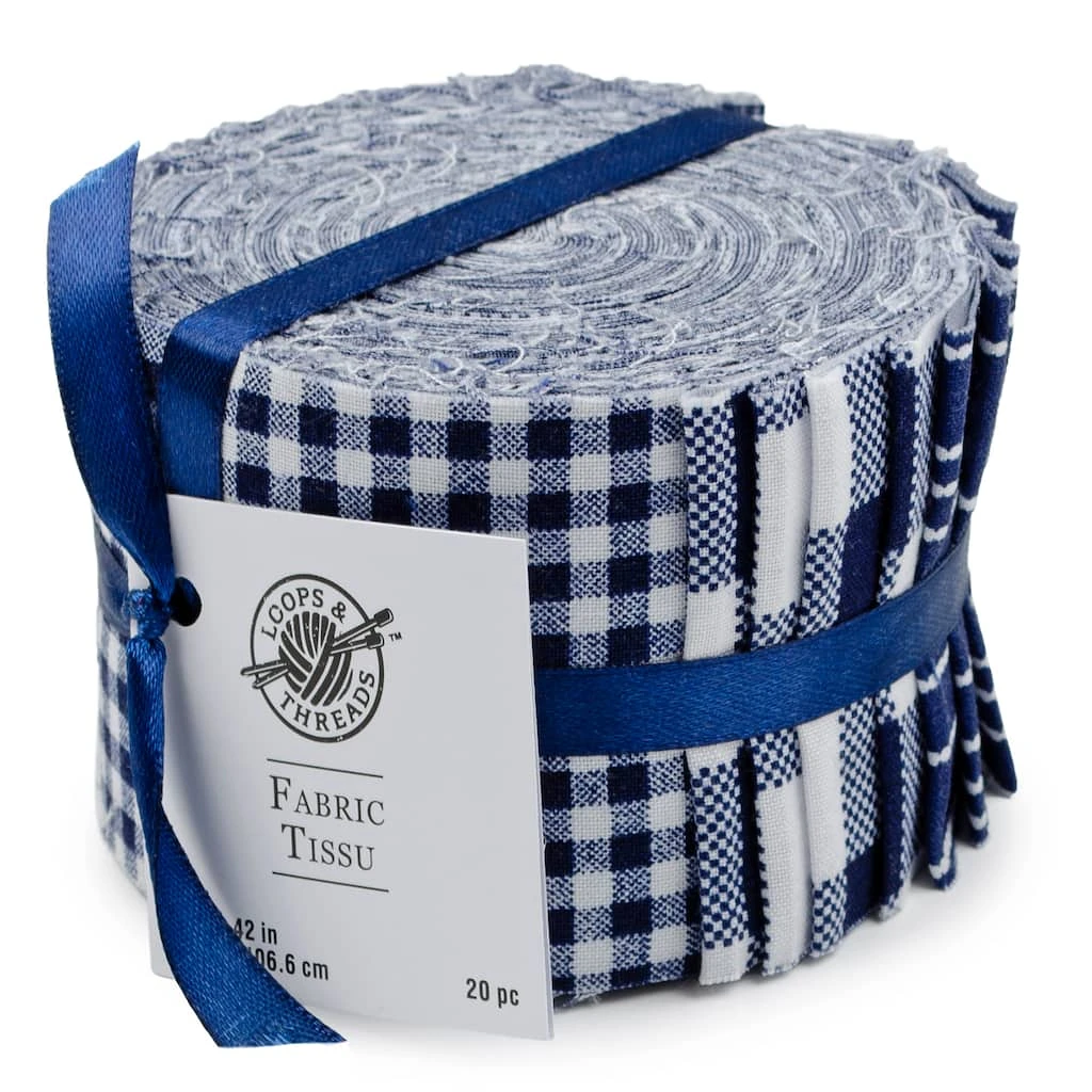 Cheapest π₯ Blue Printed Fabric Strips by Loops & Threads® π 3 Cheapest π₯ Blue Printed Fabric Strips by Loops & Threads® π