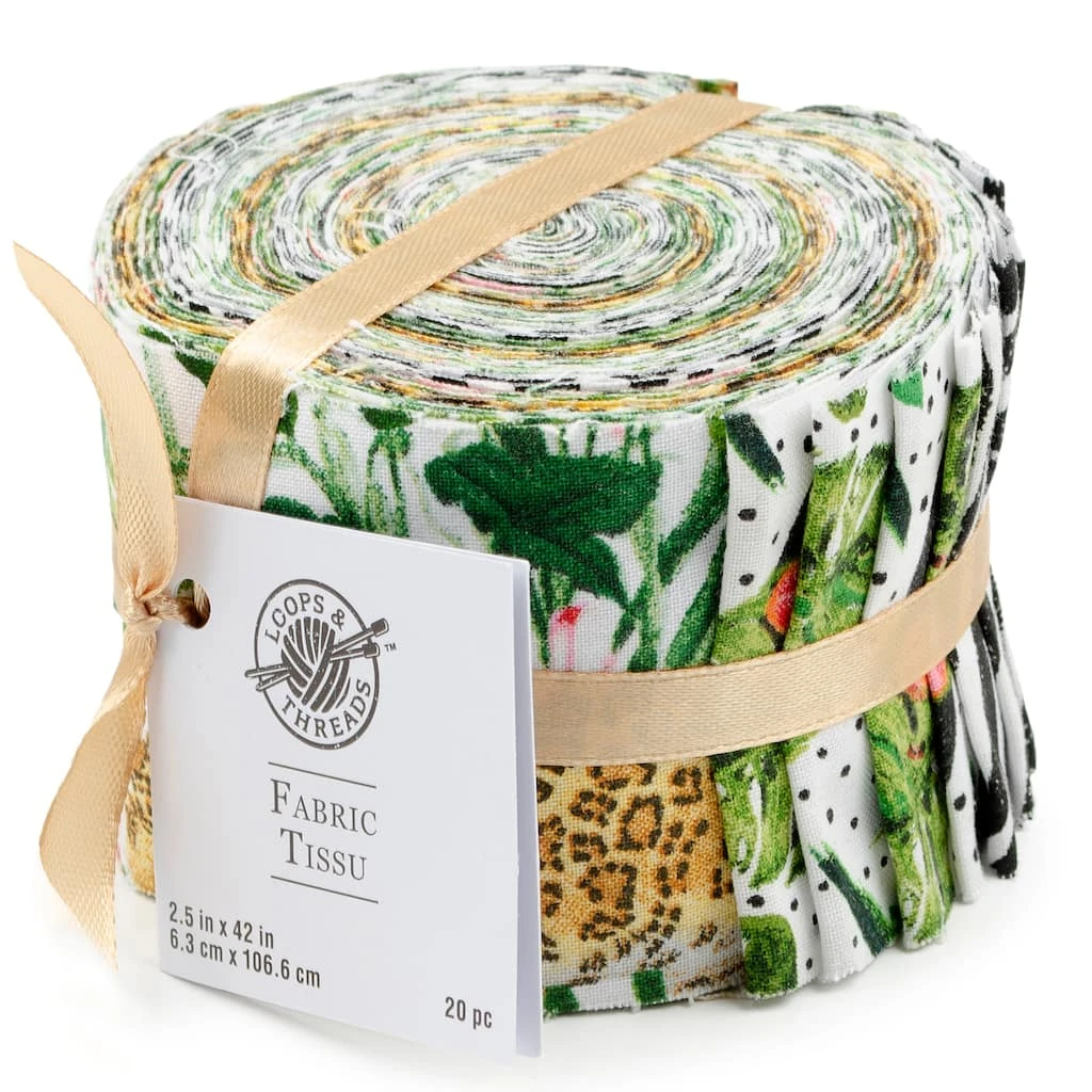 Promo ⌛ Animal Fabric Strips by Loops & Threads® ⌛ 3 Promo ⌛ Animal Fabric Strips by Loops & Threads® ⌛