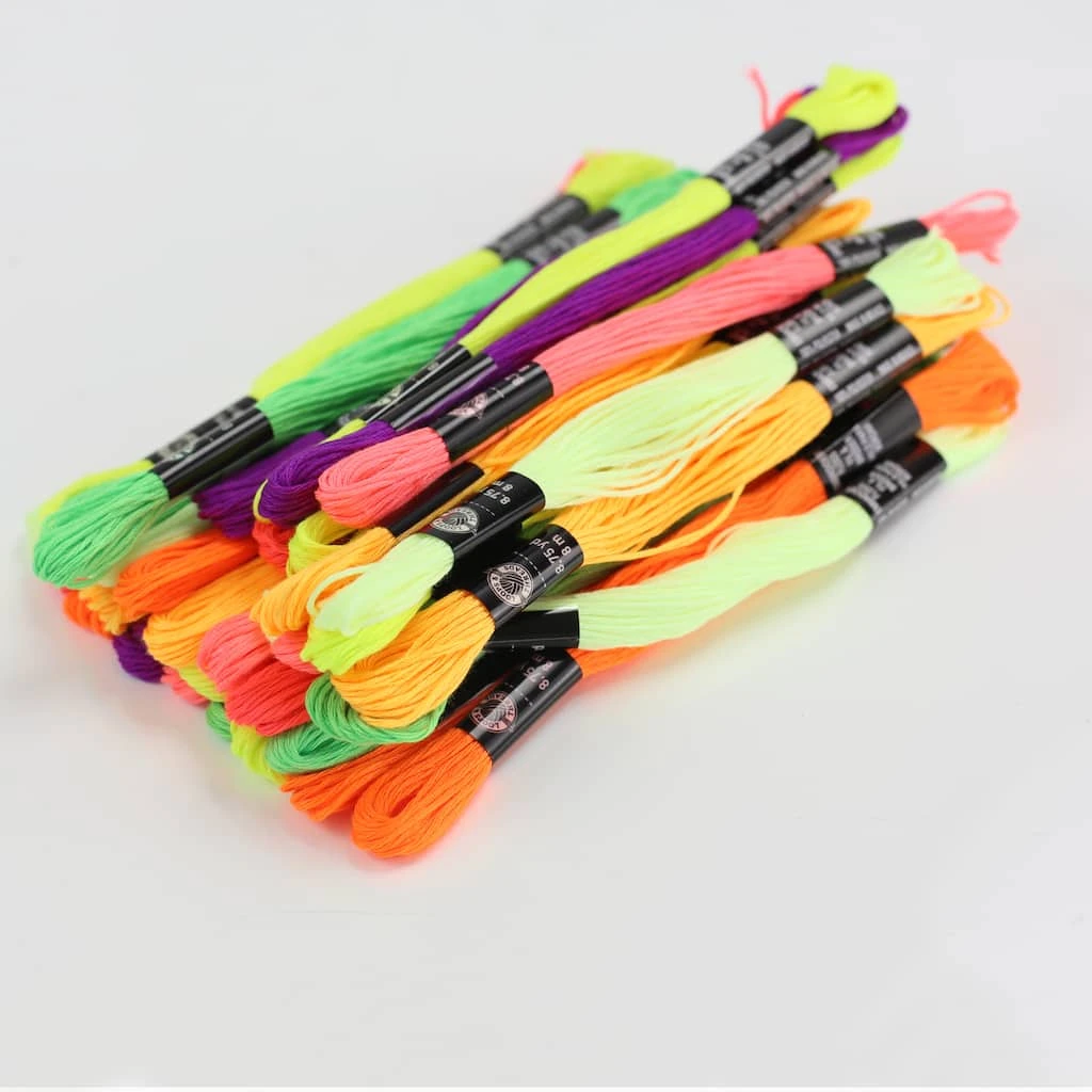 Best Pirce π― Neon Embroidery Floss By Loops & Threads® π― 4 Best Pirce π― Neon Embroidery Floss By Loops & Threads® π― - Image 2