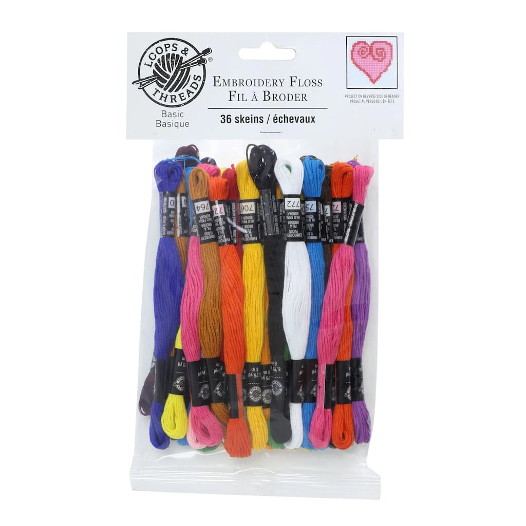 Best deal ❤️ Basic Embroidery Floss By Loops & Threads® ⭐ 3 Best deal ❤️ Basic Embroidery Floss By Loops & Threads® ⭐