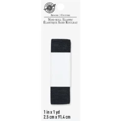 Outlet π Black Non-Roll Elastic By Loops & Threads® π