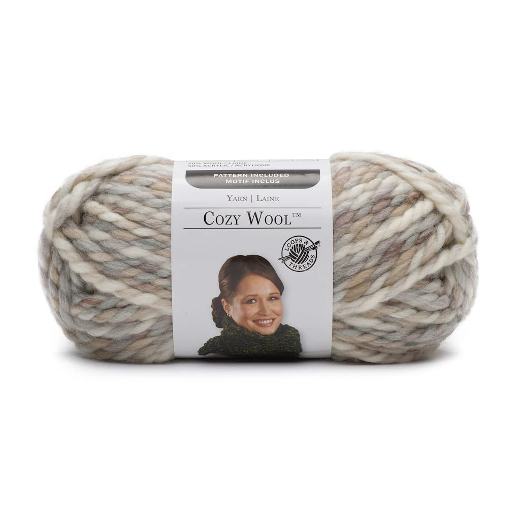 Best deal 👍 Cozy Wool™ Quartz Yarn by Loops & Threads® ❤️ 3 Best deal 👍 Cozy Wool™ Quartz Yarn by Loops & Threads® ❤️