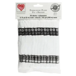 Best Pirce π€© 12 Packs: 36 ct. (432 total) White Embroidery Floss Pack by Loops & Threads® π