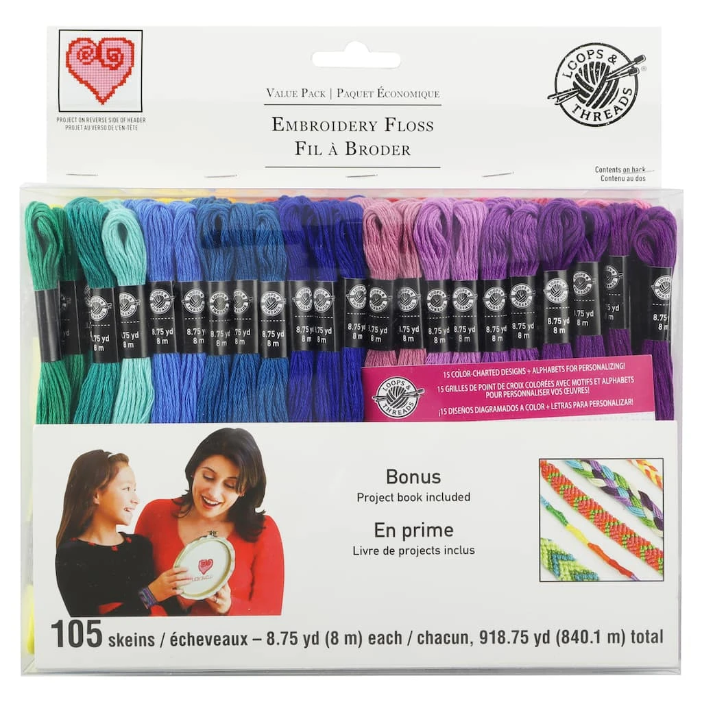 Best Sale π 12 Pack: Embroidery Floss Value Pack by Loops & Threads® β¨ 3 Best Sale π 12 Pack: Embroidery Floss Value Pack by Loops & Threads® β¨