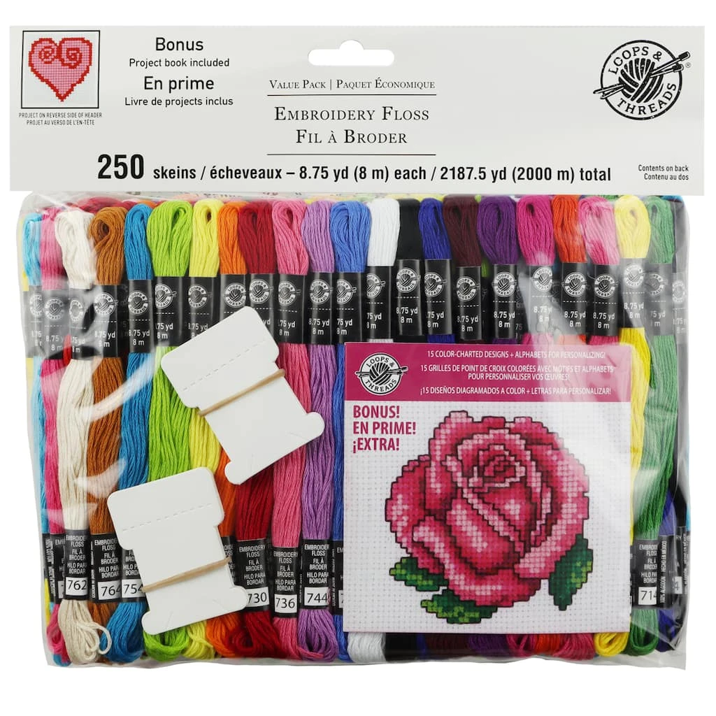 Best Pirce π― 6 Pack: Embroidery Floss Value Pack by Loops & Threads® π 3 Best Pirce π― 6 Pack: Embroidery Floss Value Pack by Loops & Threads® π
