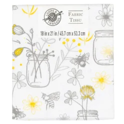 Wholesale π Gray & Yellow Mason Cotton Fabric by Loops & Threads™ β