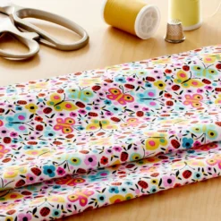 Flash Sale 🧨 Colorful Butterflies Cotton Fabric by Loops & Threads™ ✨ -Loops and Threads Store 10631295 20