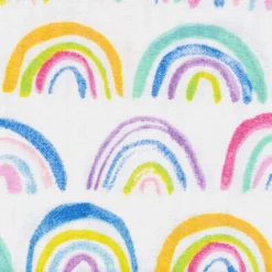 Budget 😍 Multicolor Rainbow Cotton Fabric by Loops & Threads™ 💯 -Loops and Threads Store 10631302 3