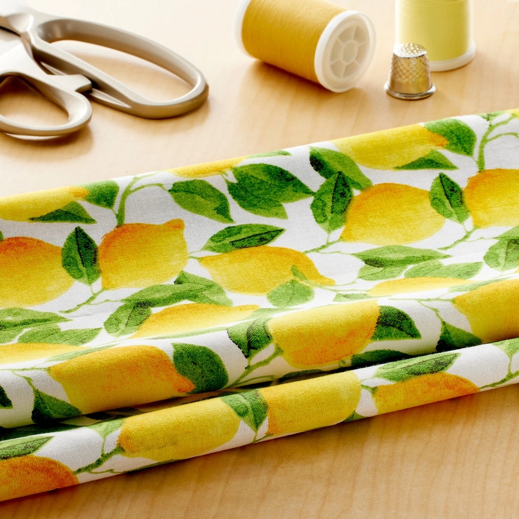 Best deal π₯° Lemon Cotton Fabric by Loops & Threads™ π 4 Best deal π₯° Lemon Cotton Fabric by Loops & Threads™ π - Image 2